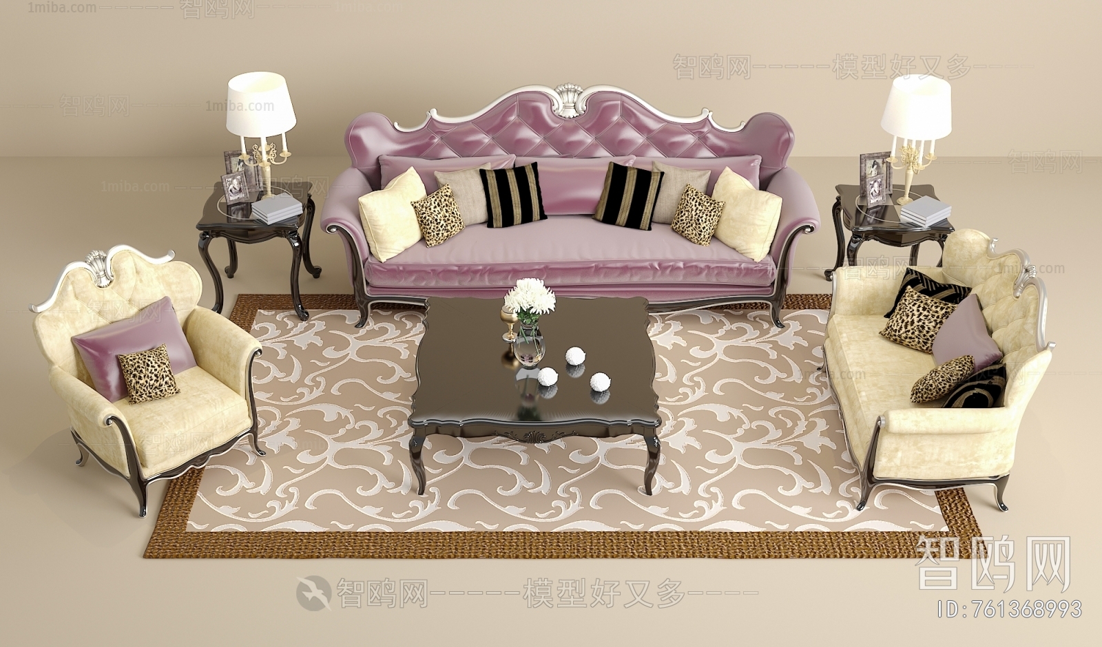 European Style Sofa Combination