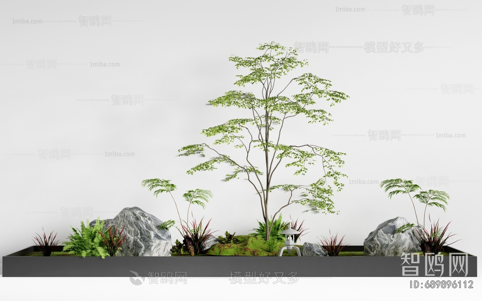 New Chinese Style Plant Landscaping