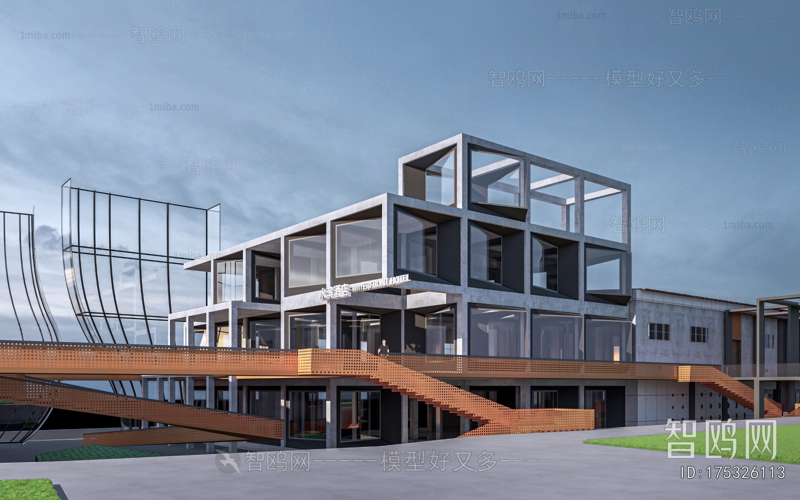 Modern Appearance Of Commercial Building