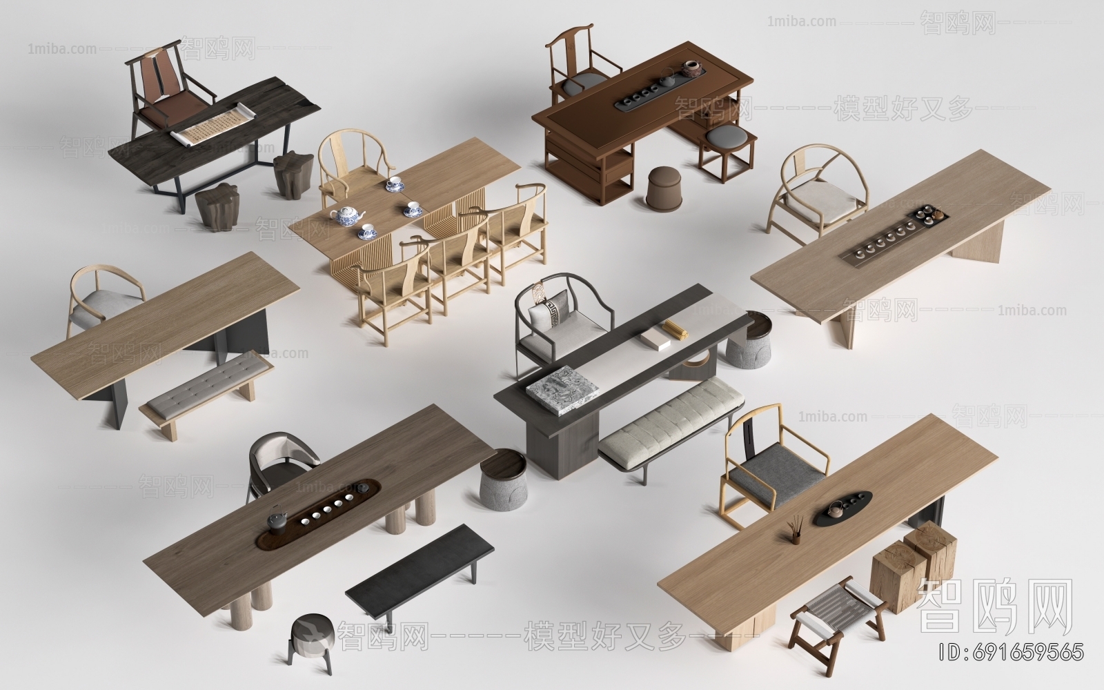 New Chinese Style Tea Tables And Chairs