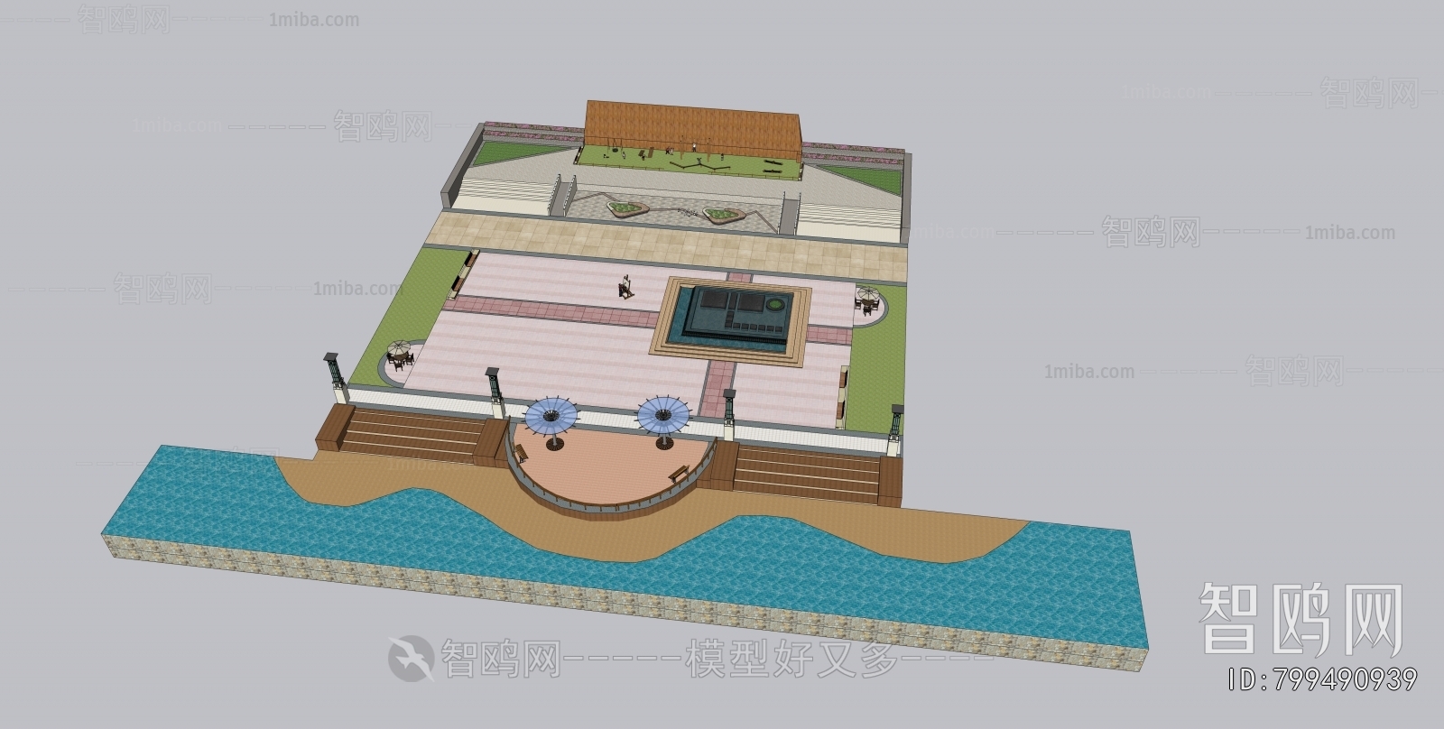 Modern Park Landscape