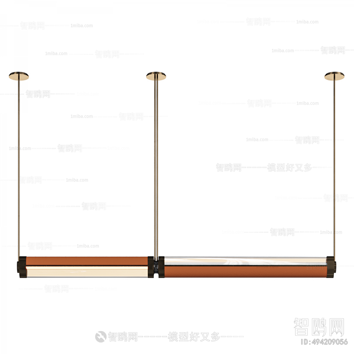 Modern Long Chandelier