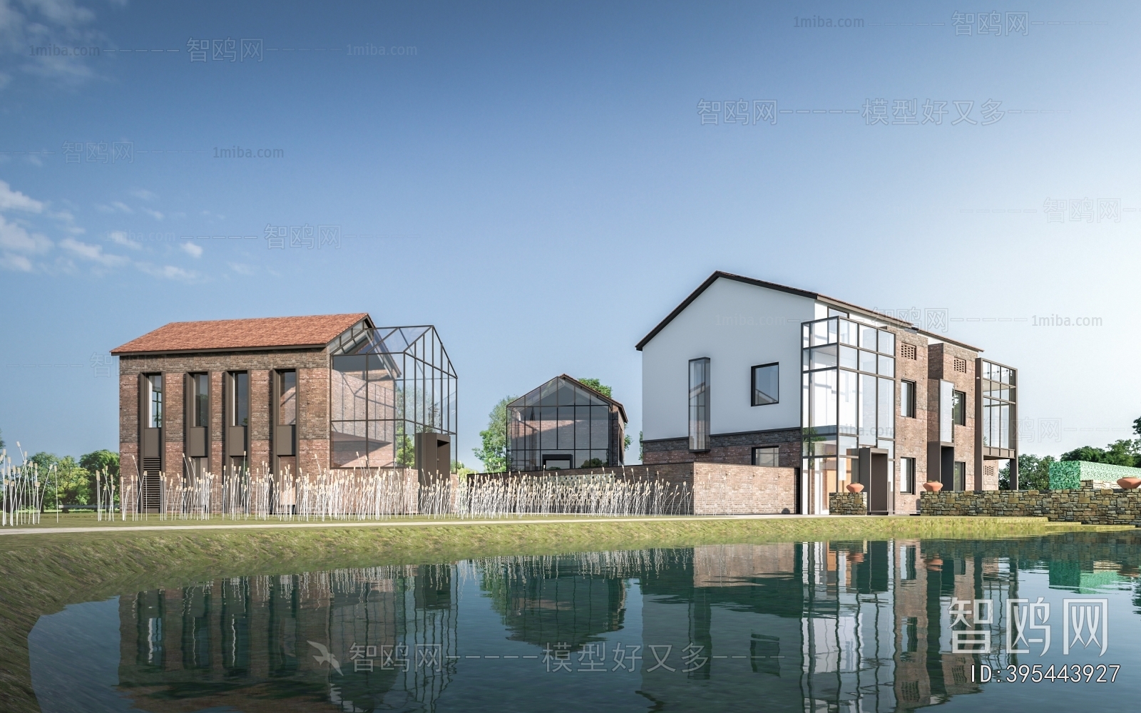 New Chinese Style Appearance Of Commercial Building