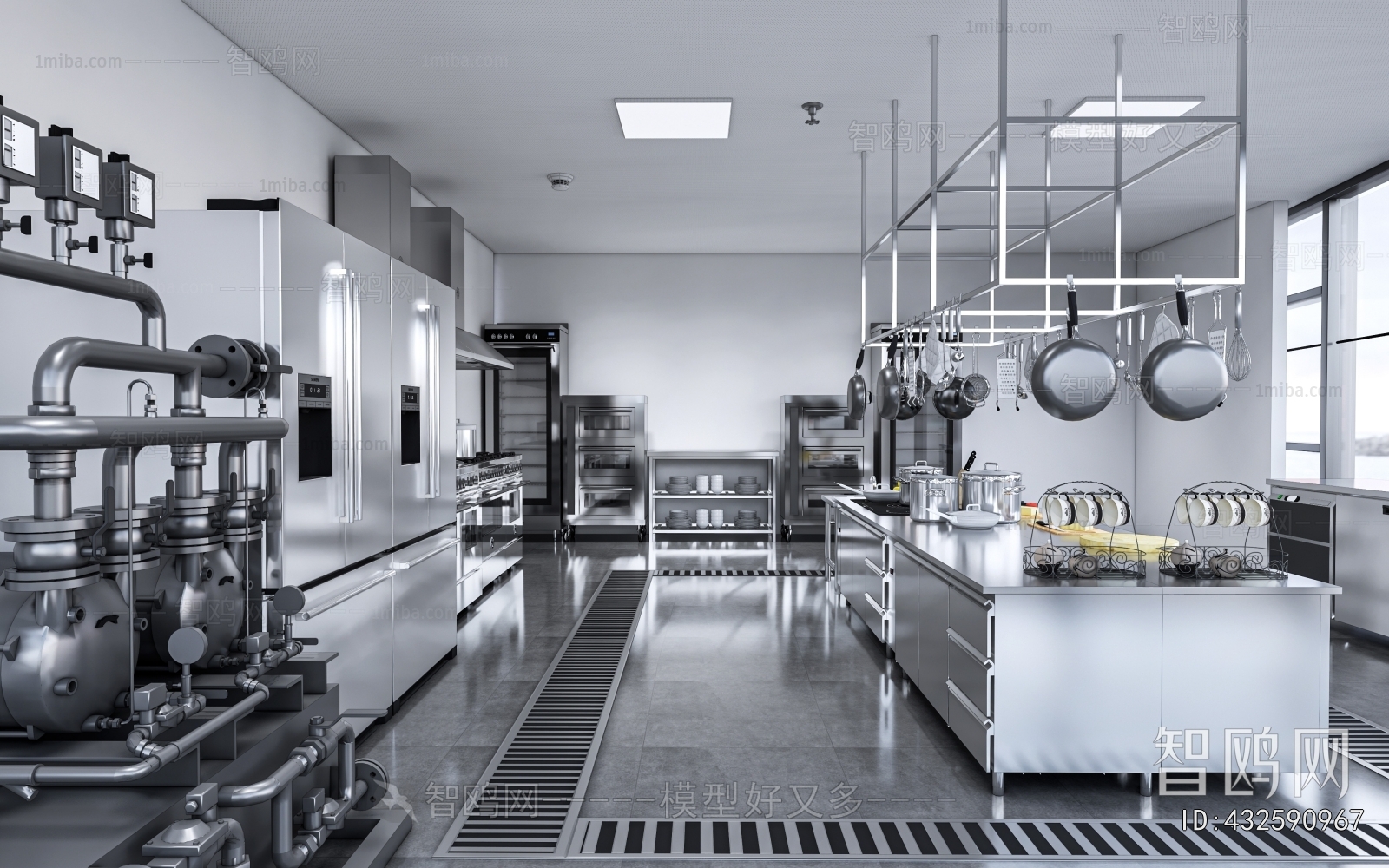 Modern Central Kitchen