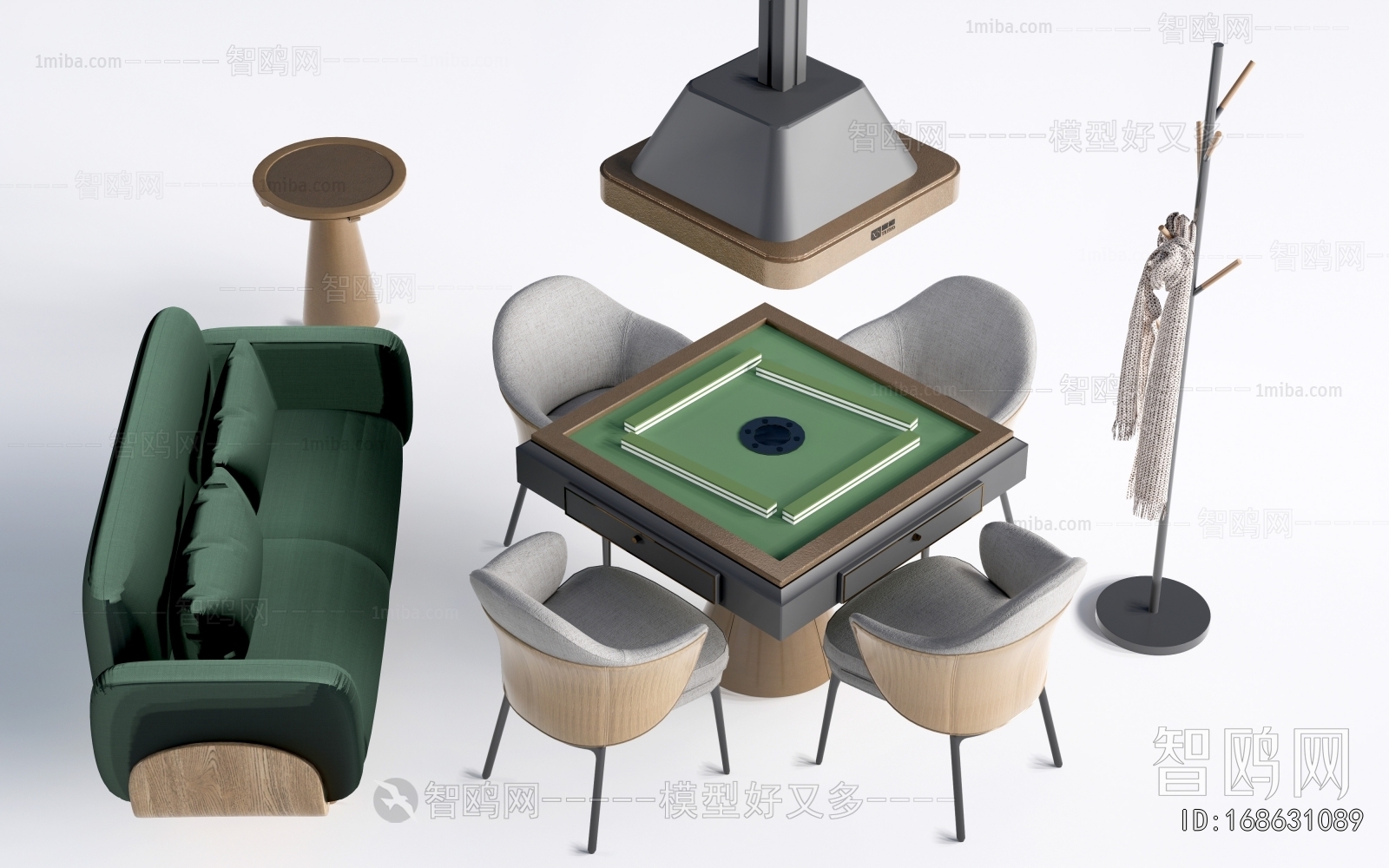 Modern Mahjong Tables And Chairs