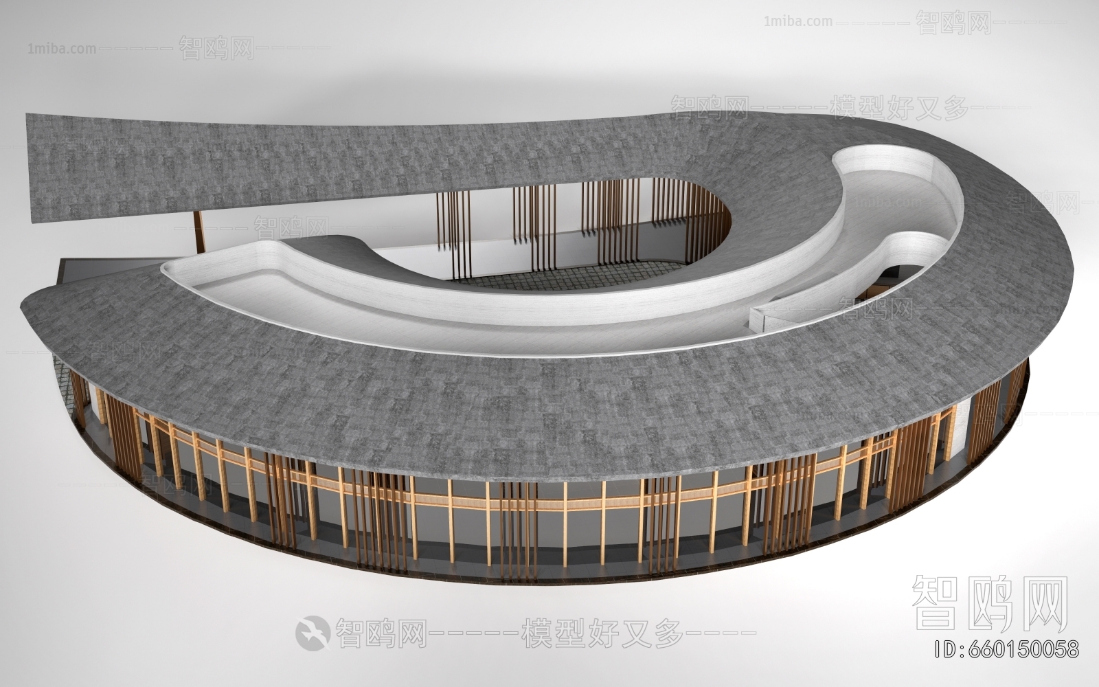 New Chinese Style Architecture Of Artistic Style