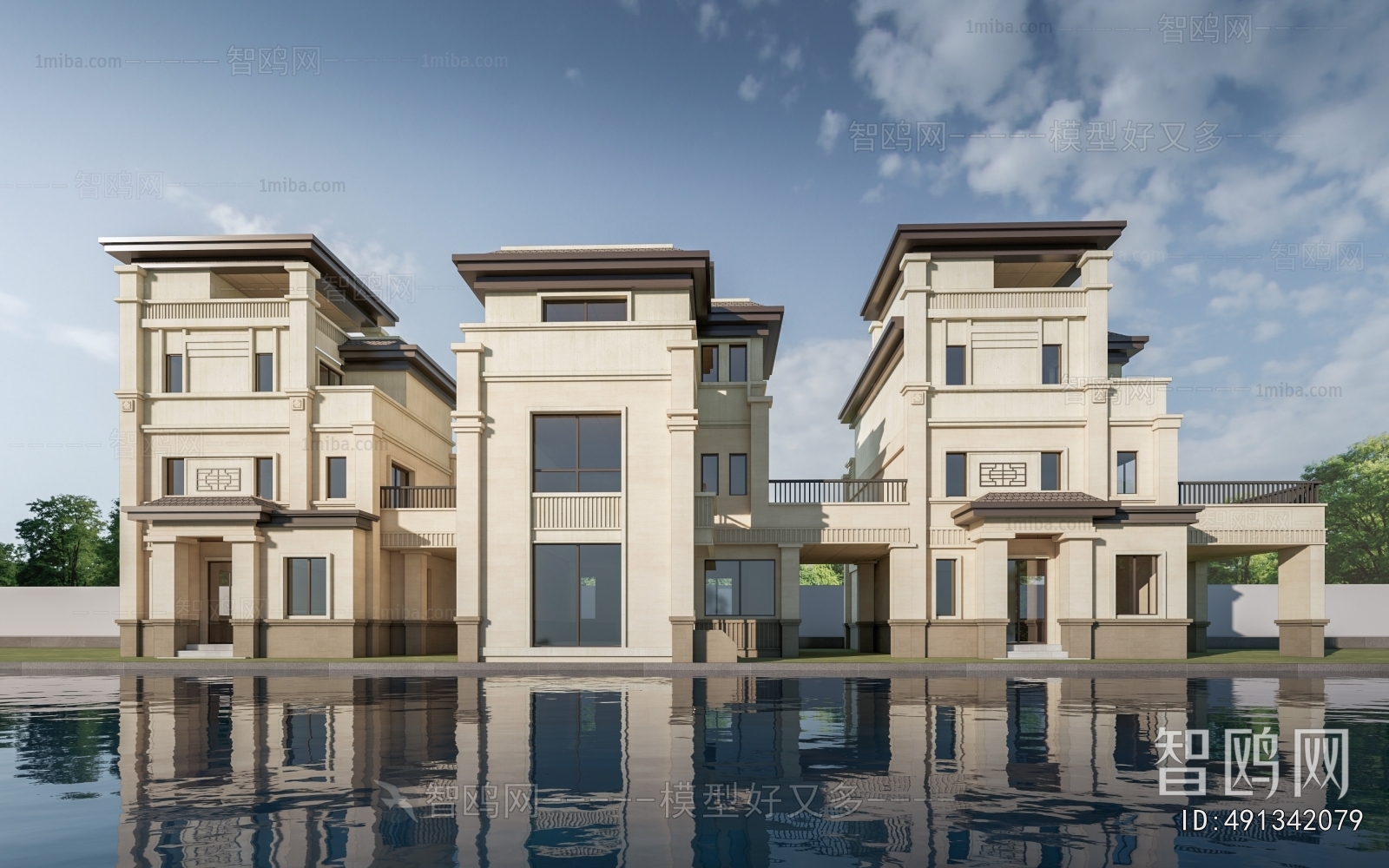 Simple European Style Townhouse