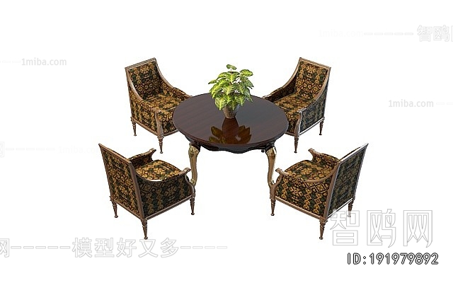 European Style Leisure Table And Chair