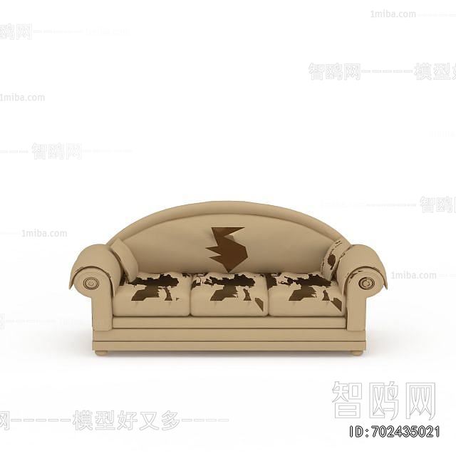 European Style Three-seat Sofa