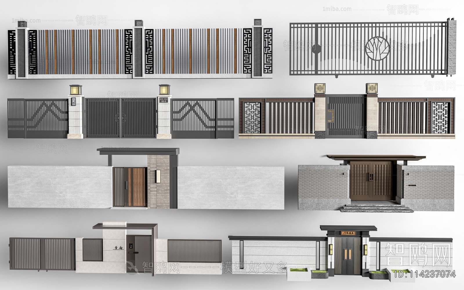 New Chinese Style Gate