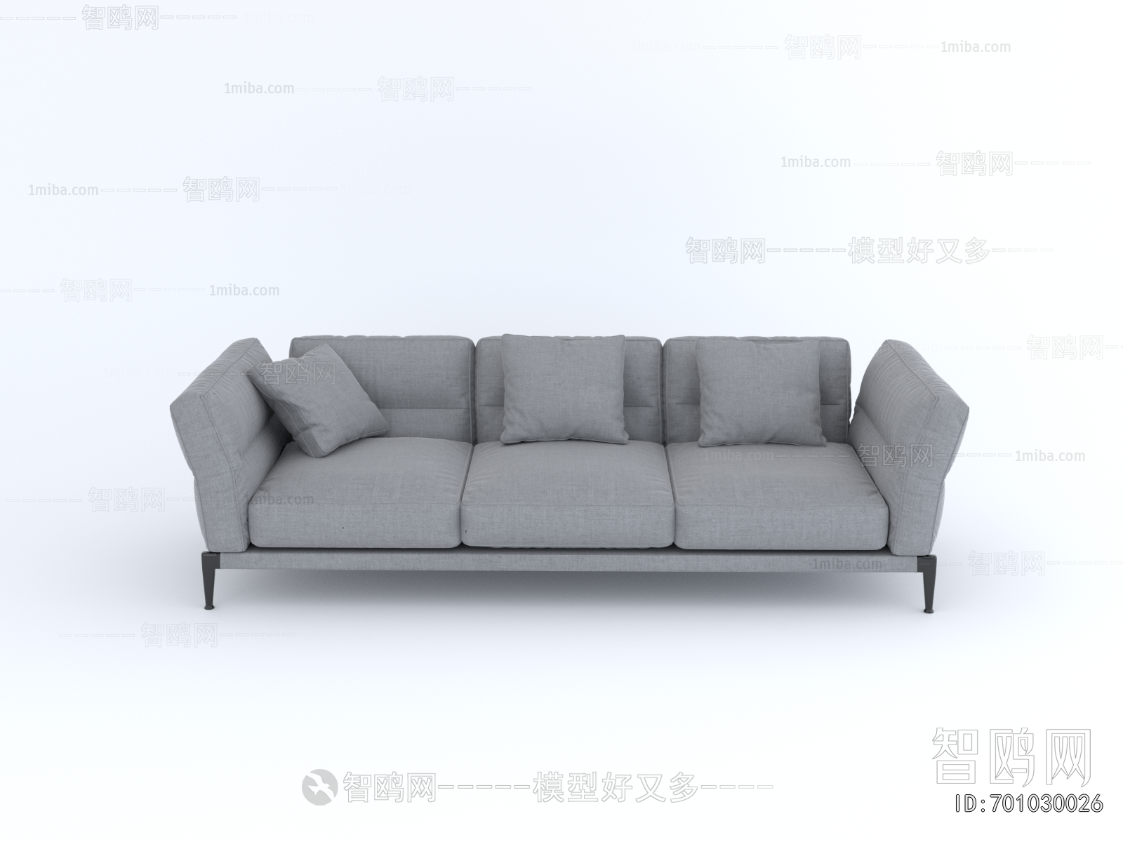 Modern Three-seat Sofa