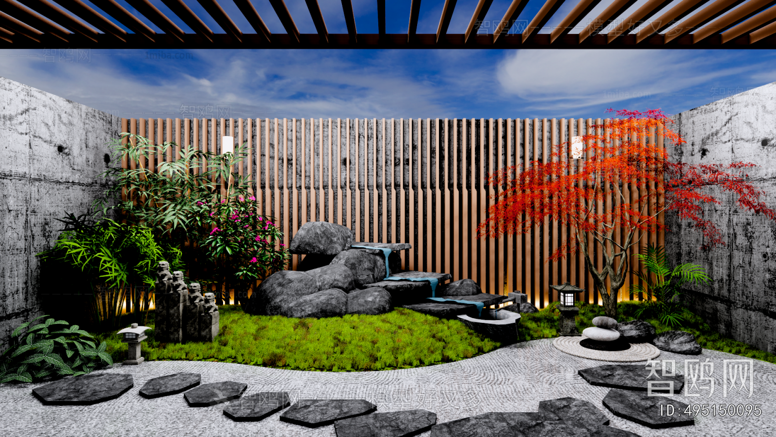 Japanese Style Courtyard/landscape