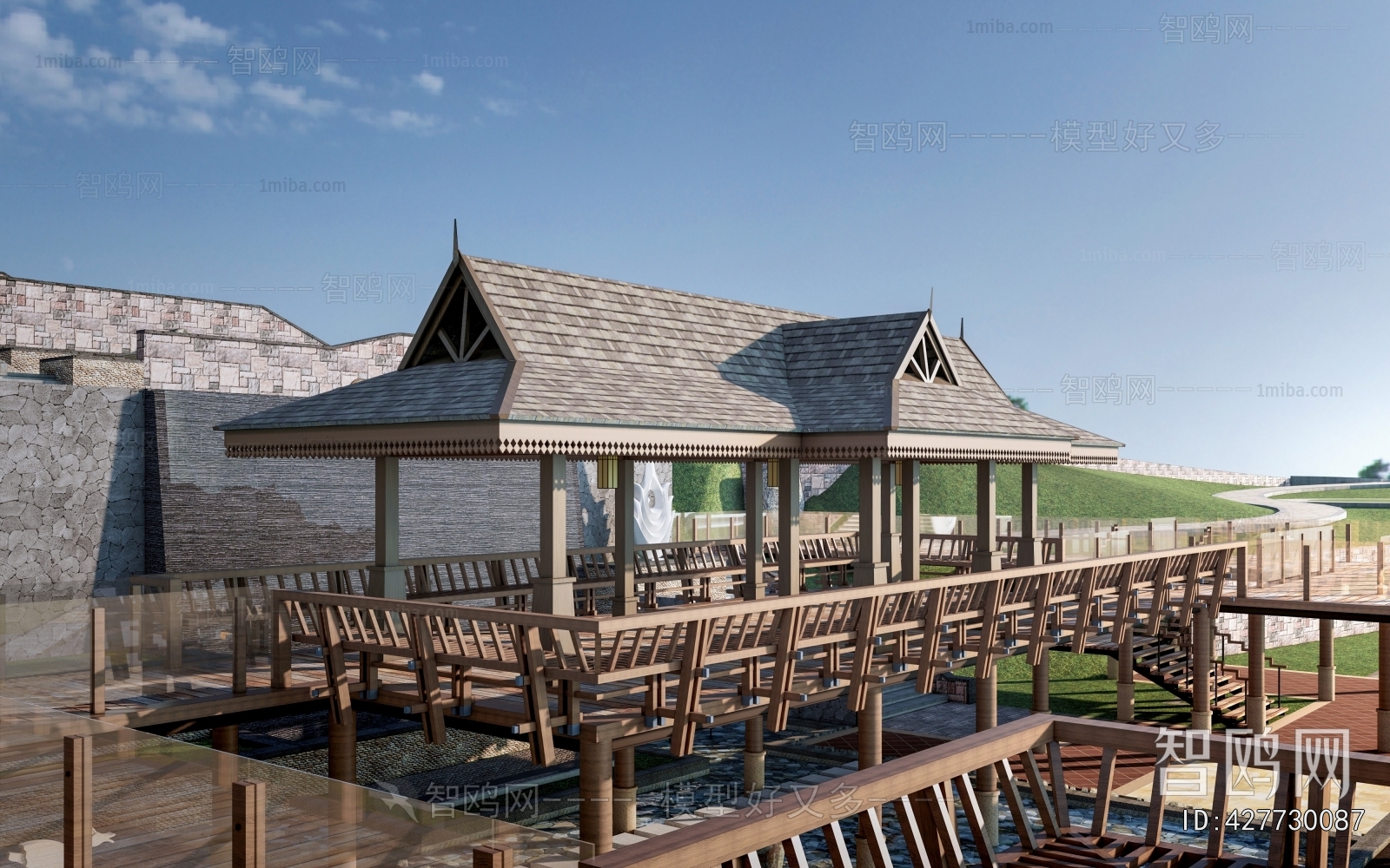 Southeast Asian Style Pavilion