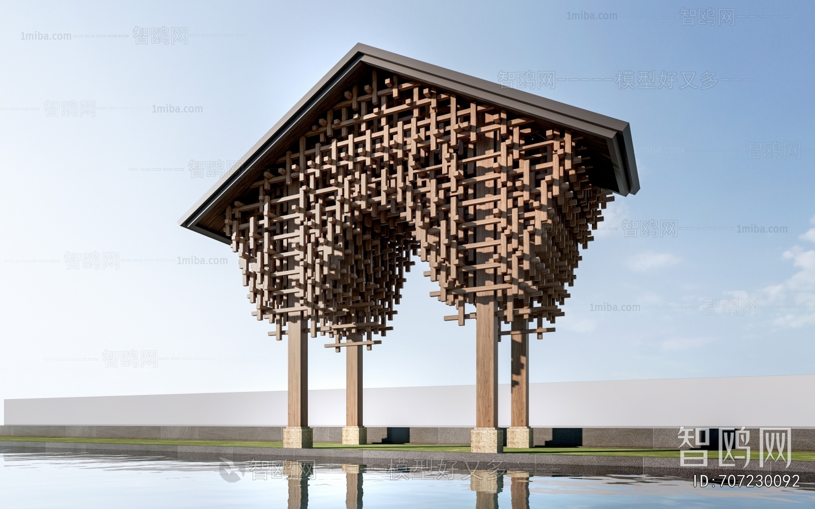 New Chinese Style Facade Element