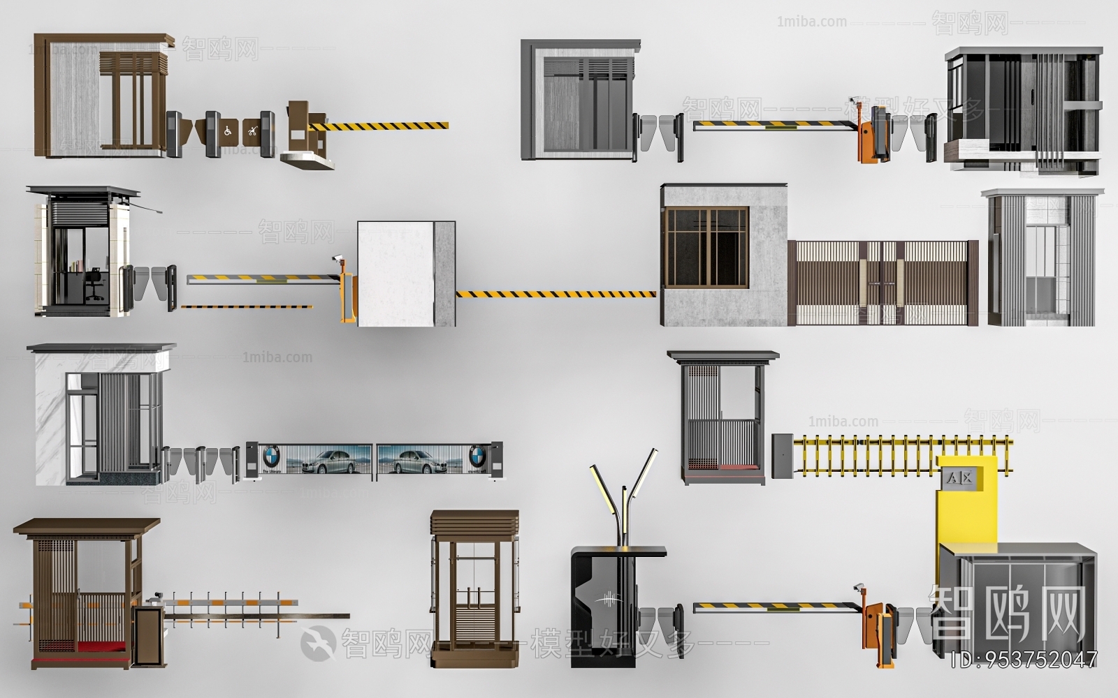 Modern Security Booth