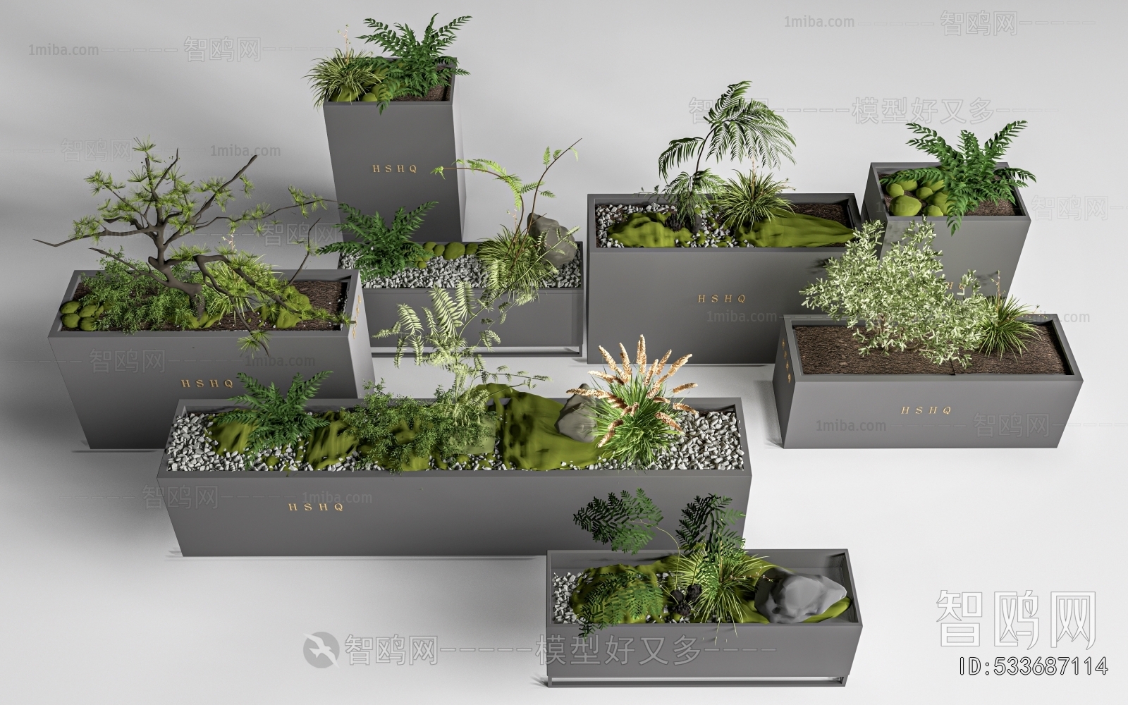 Modern Flower Bed, Flower Bowl, Flower Box