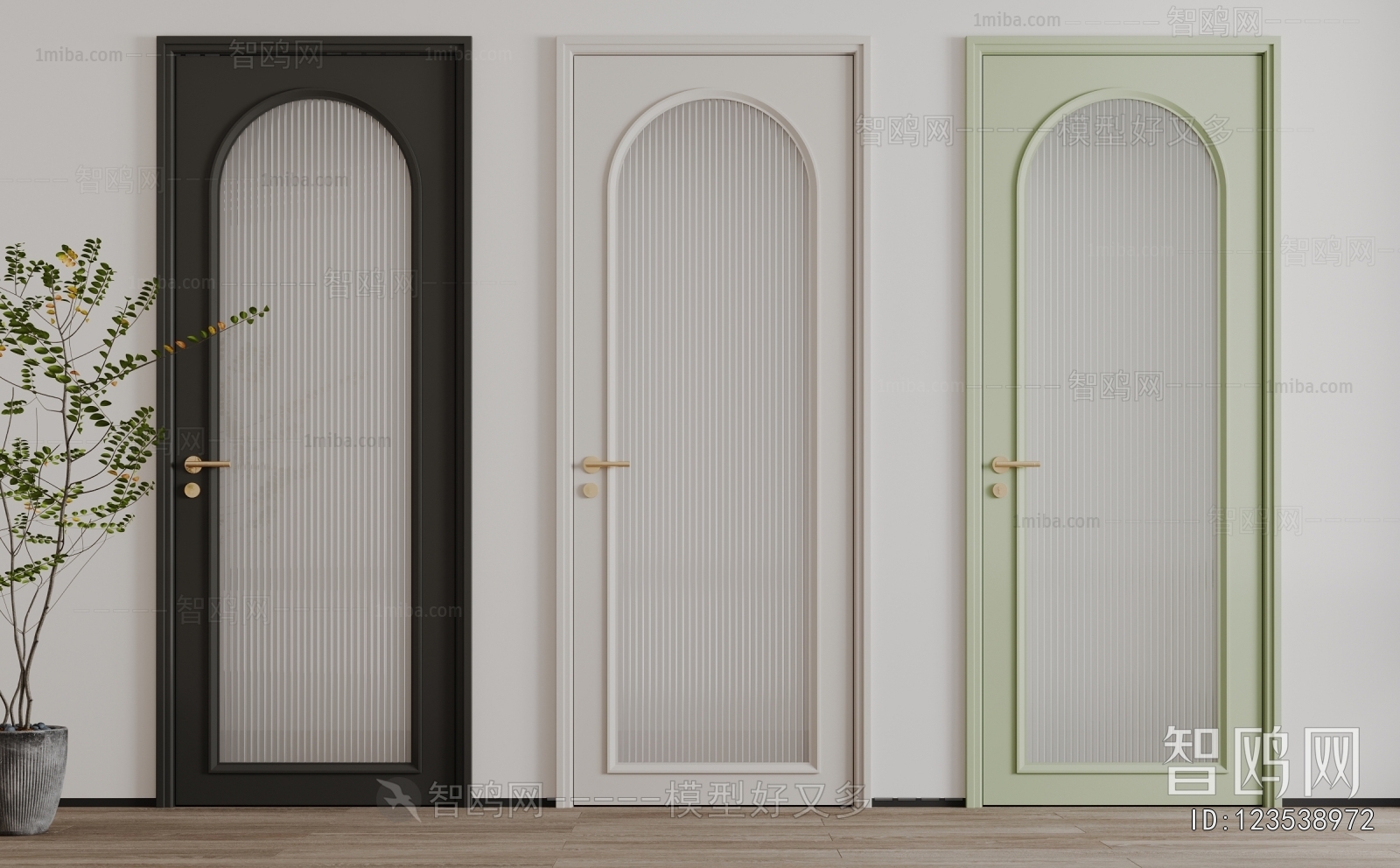 French Style Single Door