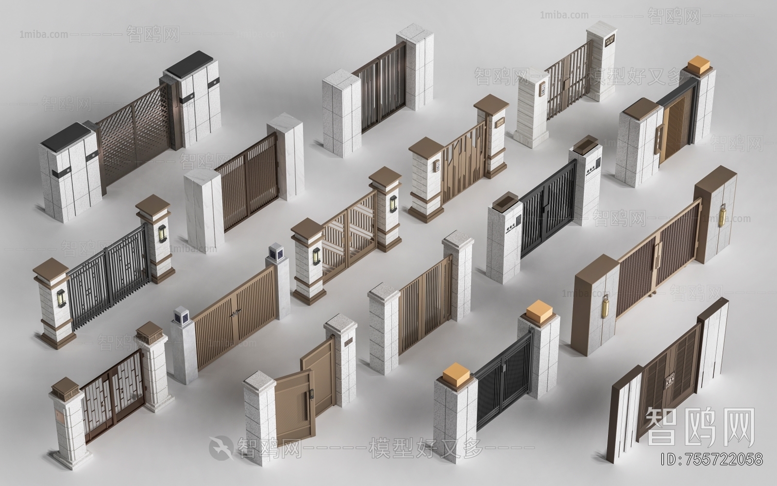 New Chinese Style Gate