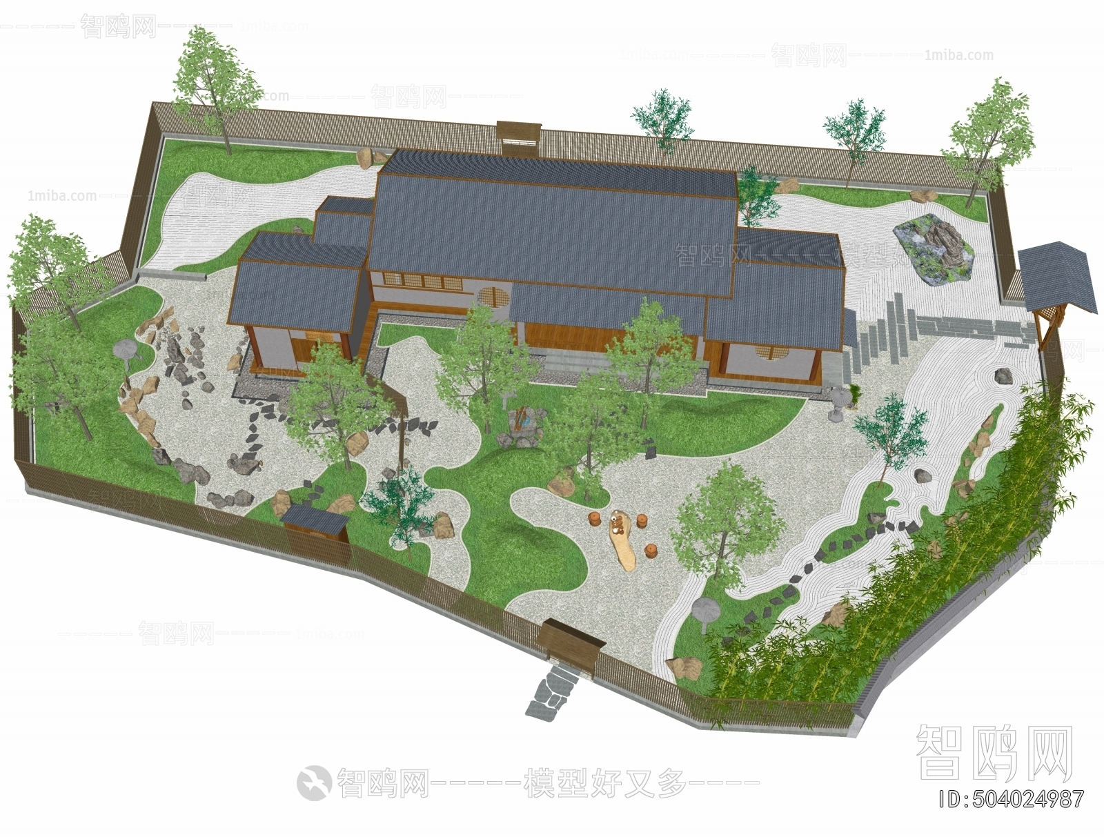 Japanese Style Courtyard/landscape