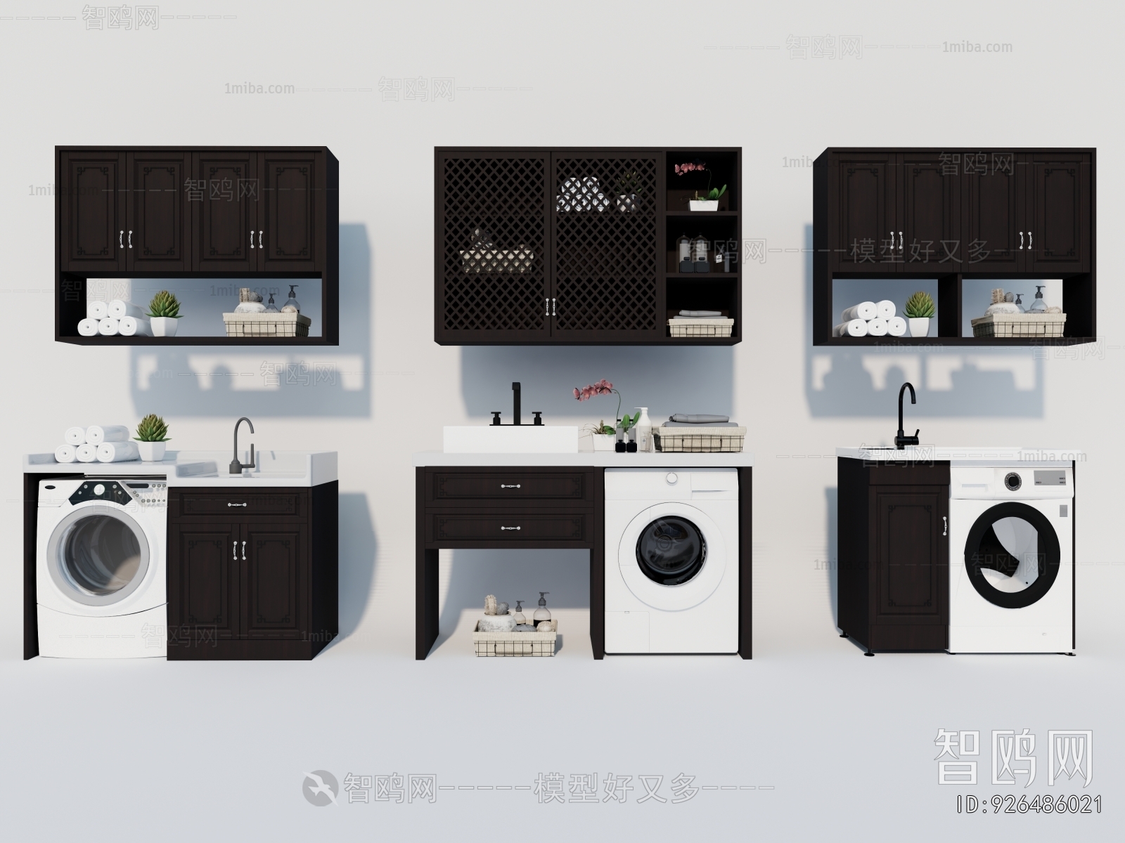 Modern Laundry Cabinet