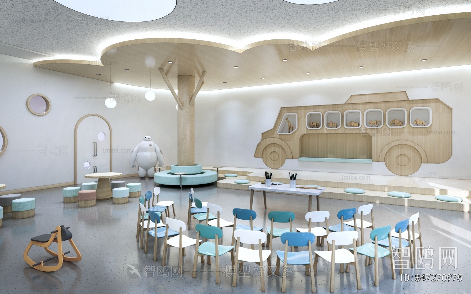 Modern Kindergarten Classrooms