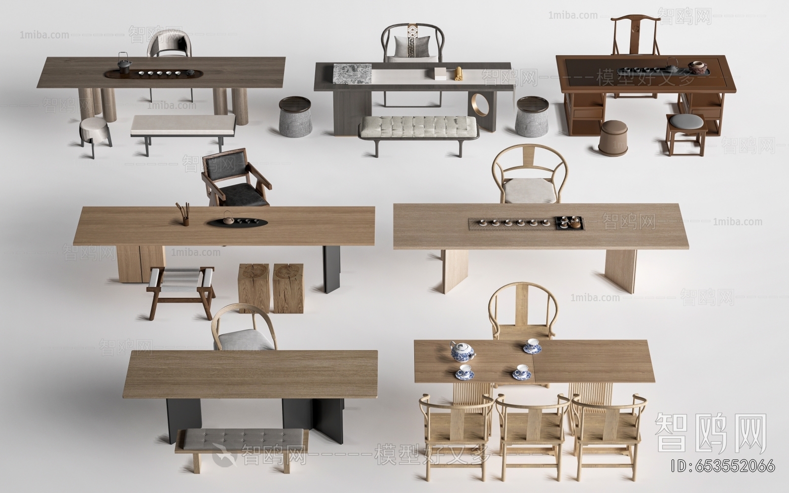 New Chinese Style Tea Tables And Chairs