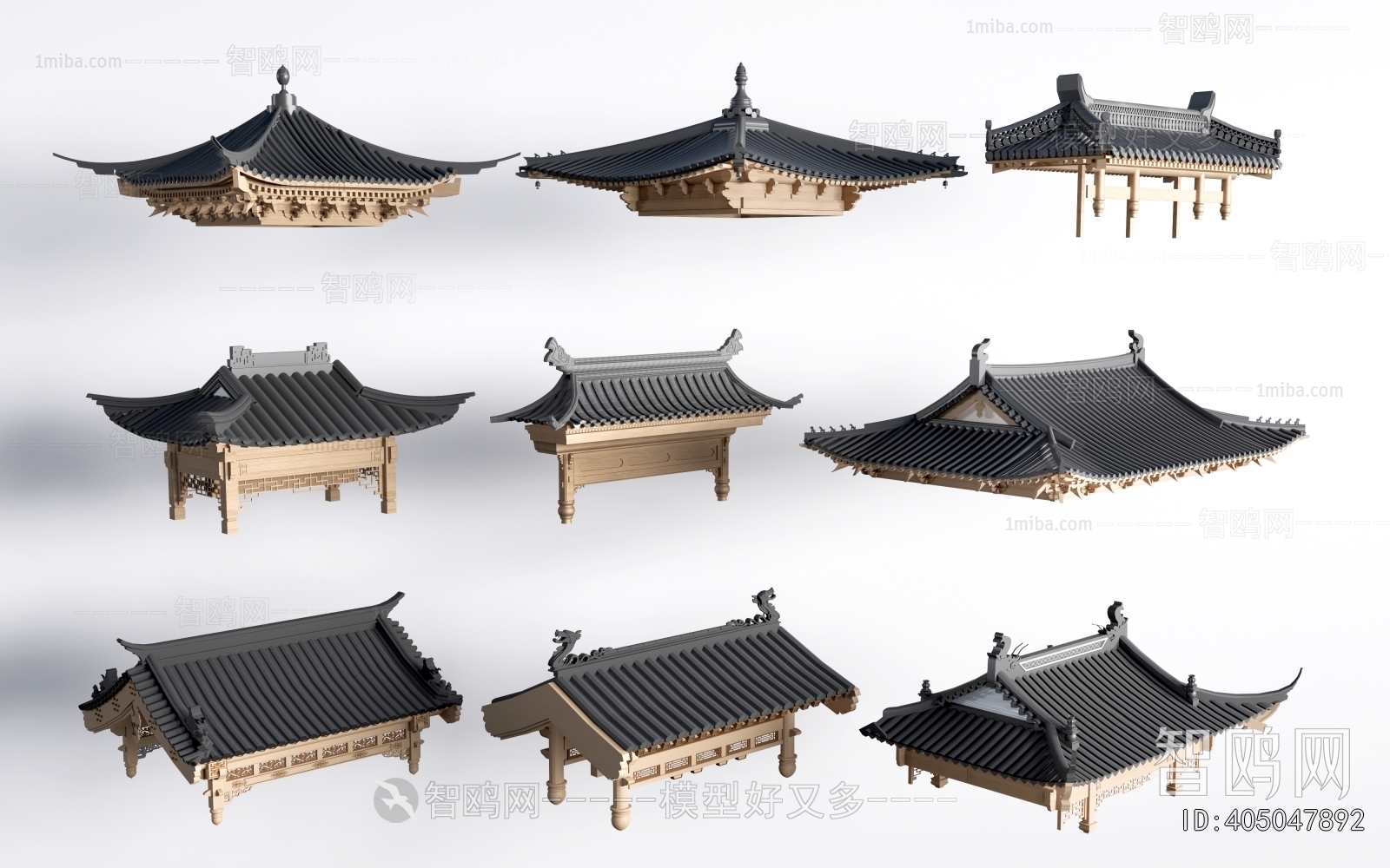 Chinese Style Building Component
