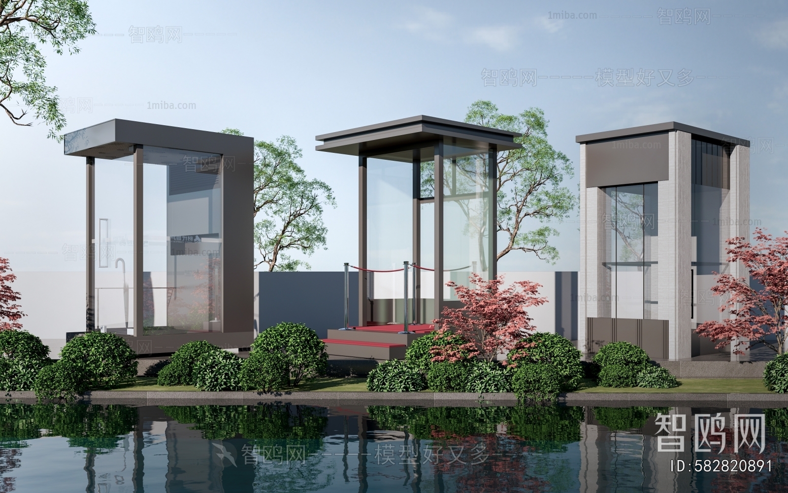 Modern Security Booth