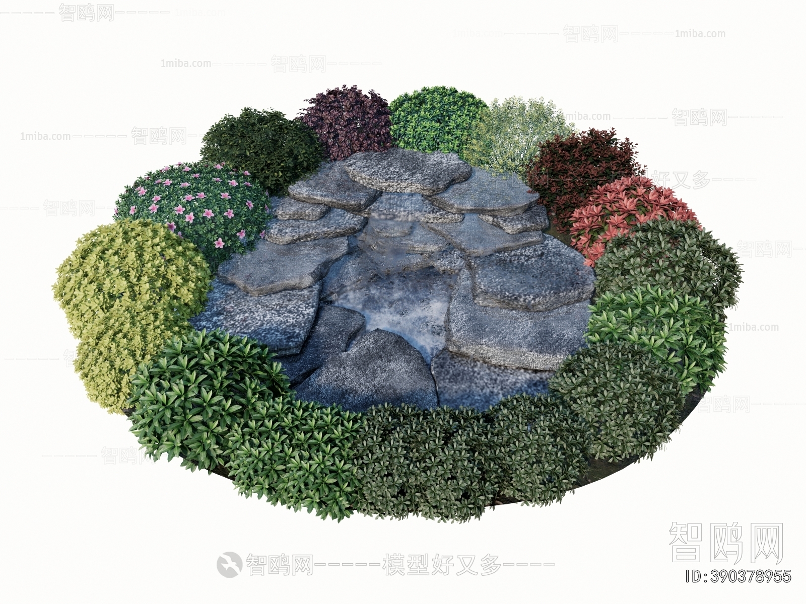 Modern Rockery Waterscape