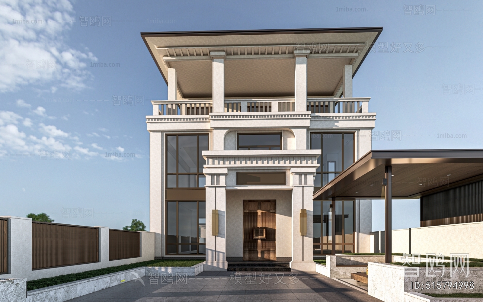 New Chinese Style Detached Villa