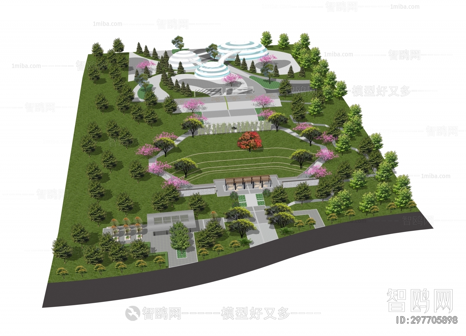 Modern Park Landscape