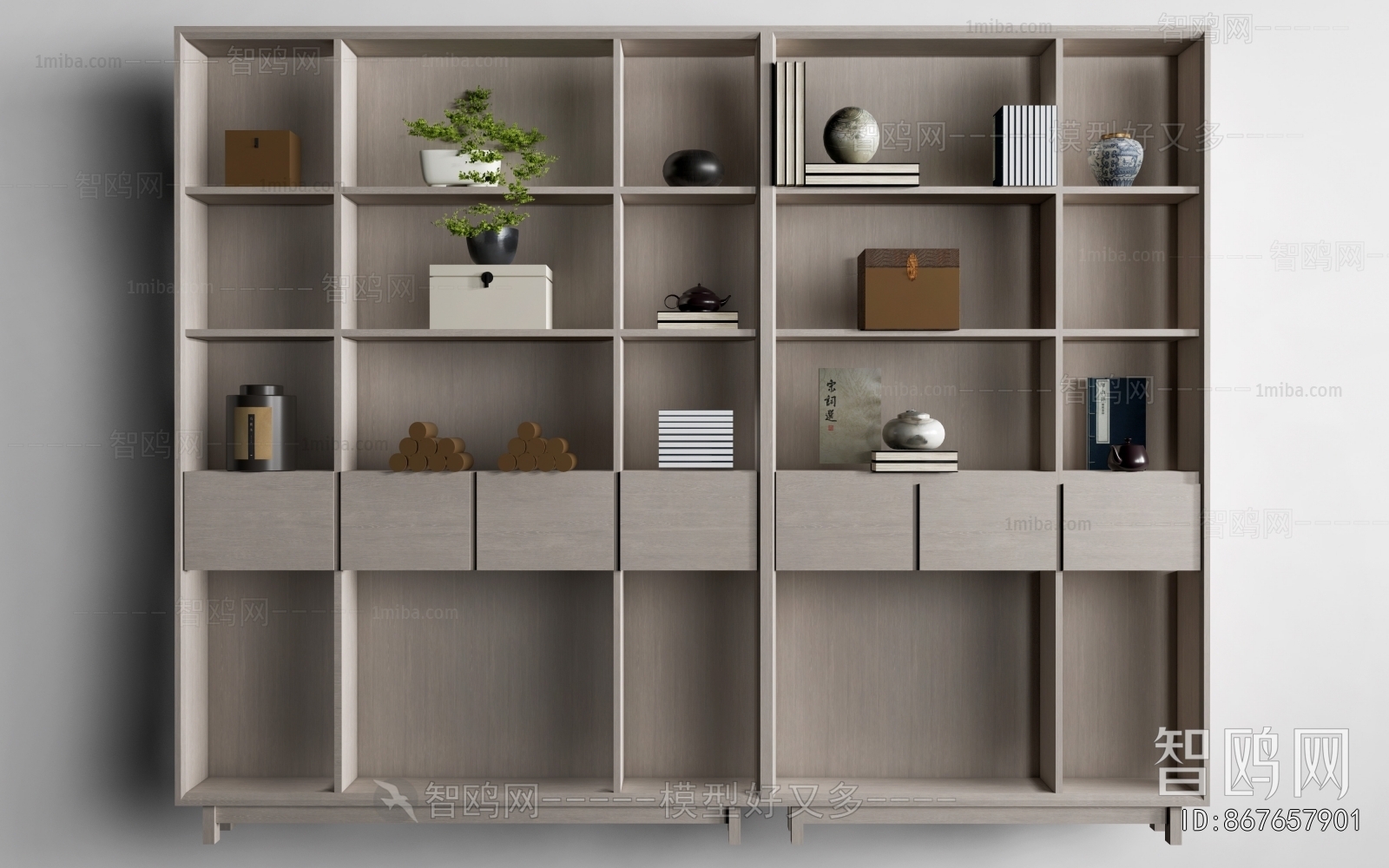 New Chinese Style Decorative Cabinet