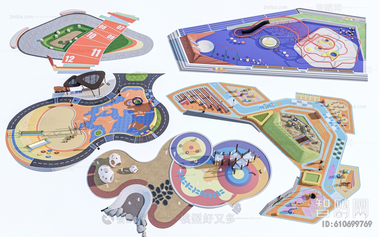 Modern Park Landscape