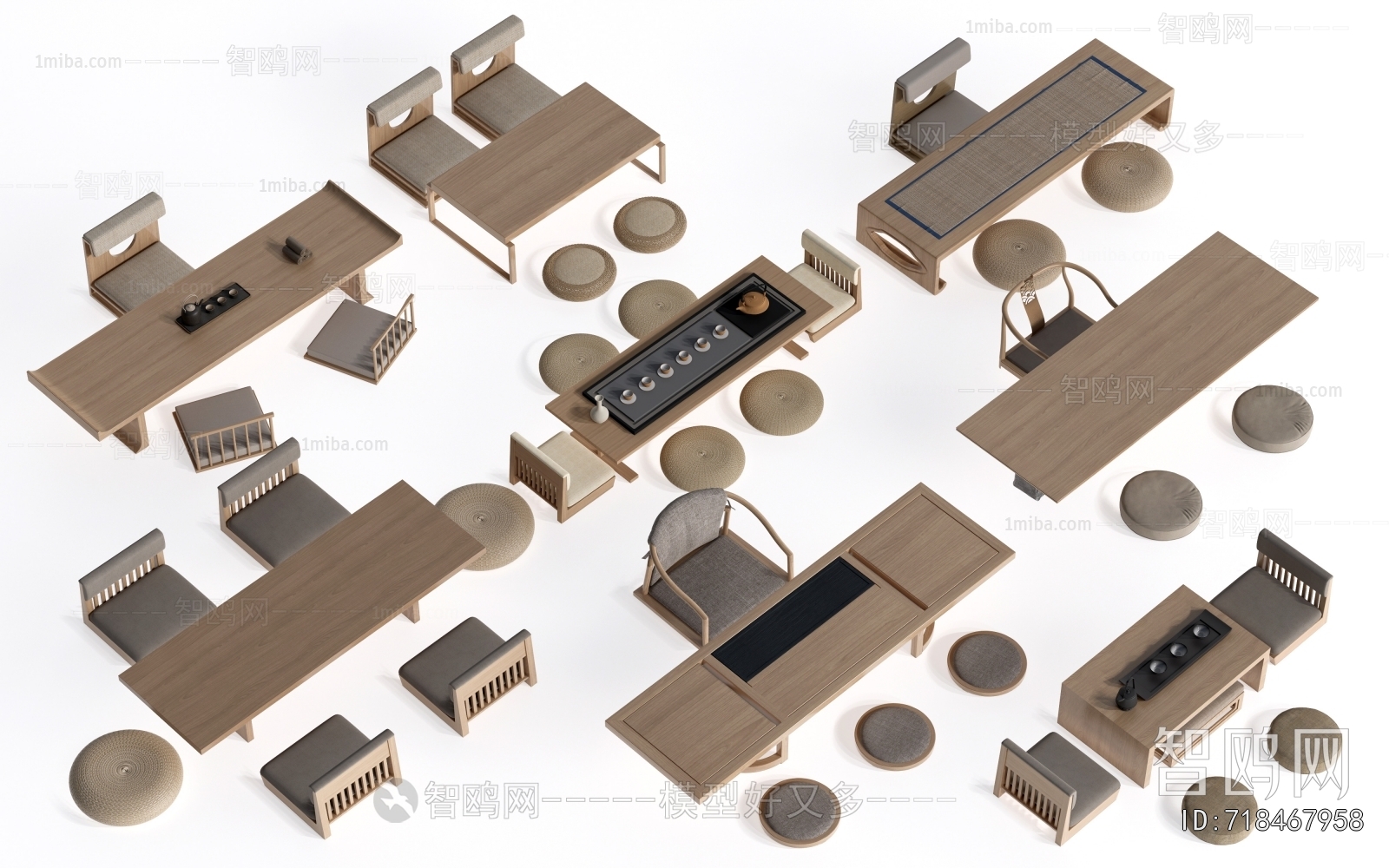 New Chinese Style Tea Tables And Chairs