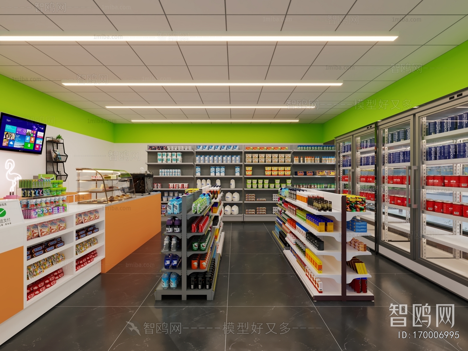 Modern Shopping Malls And Supermarkets