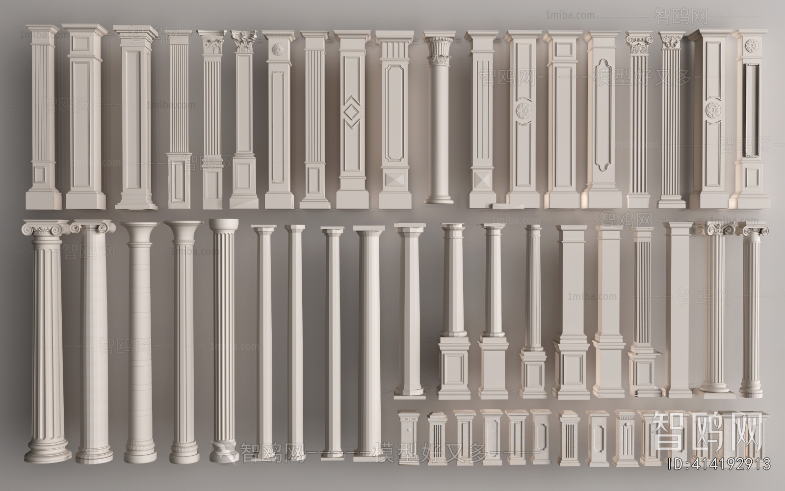 European Style Roman Pillar