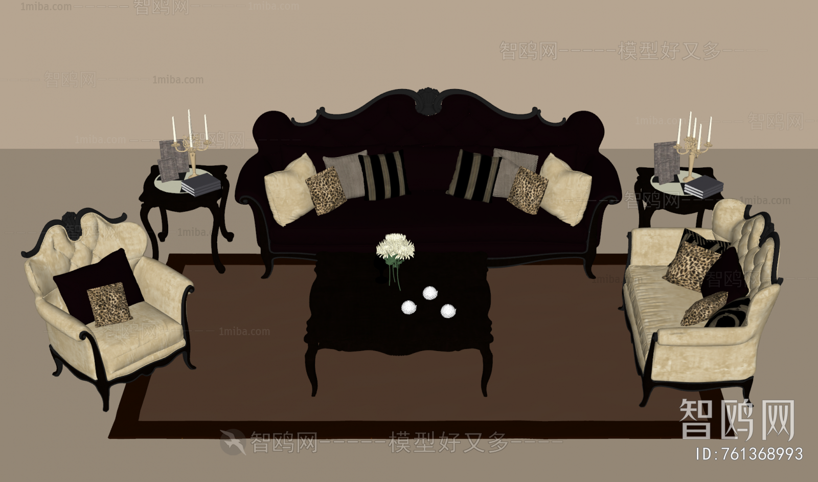 European Style Sofa Combination