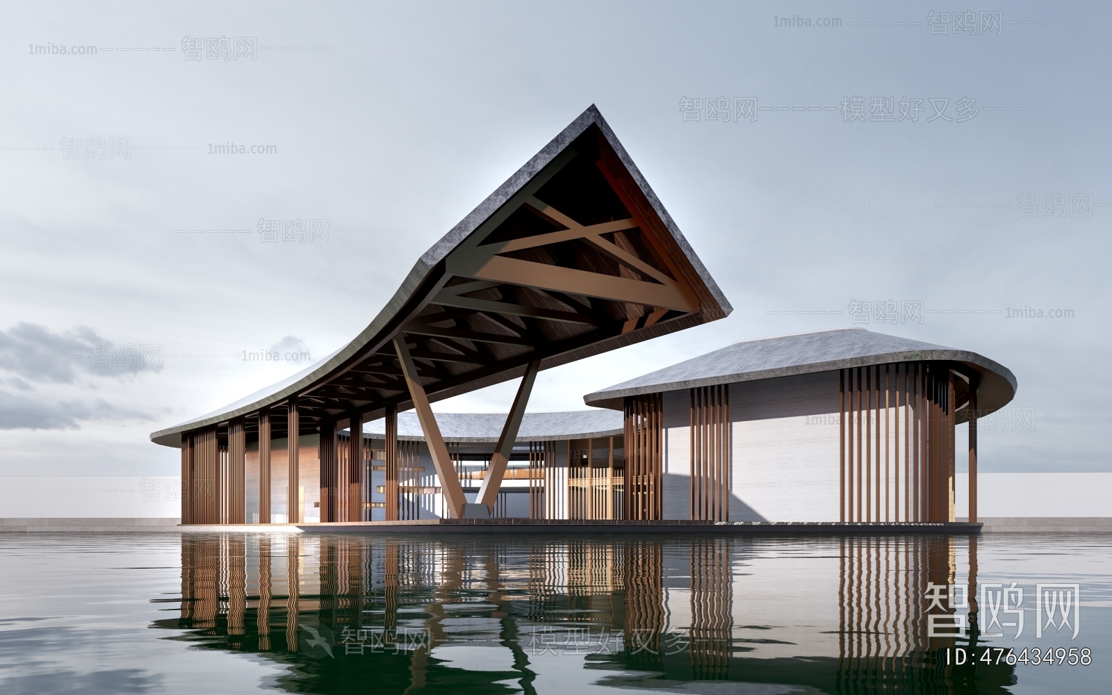 New Chinese Style Public Building