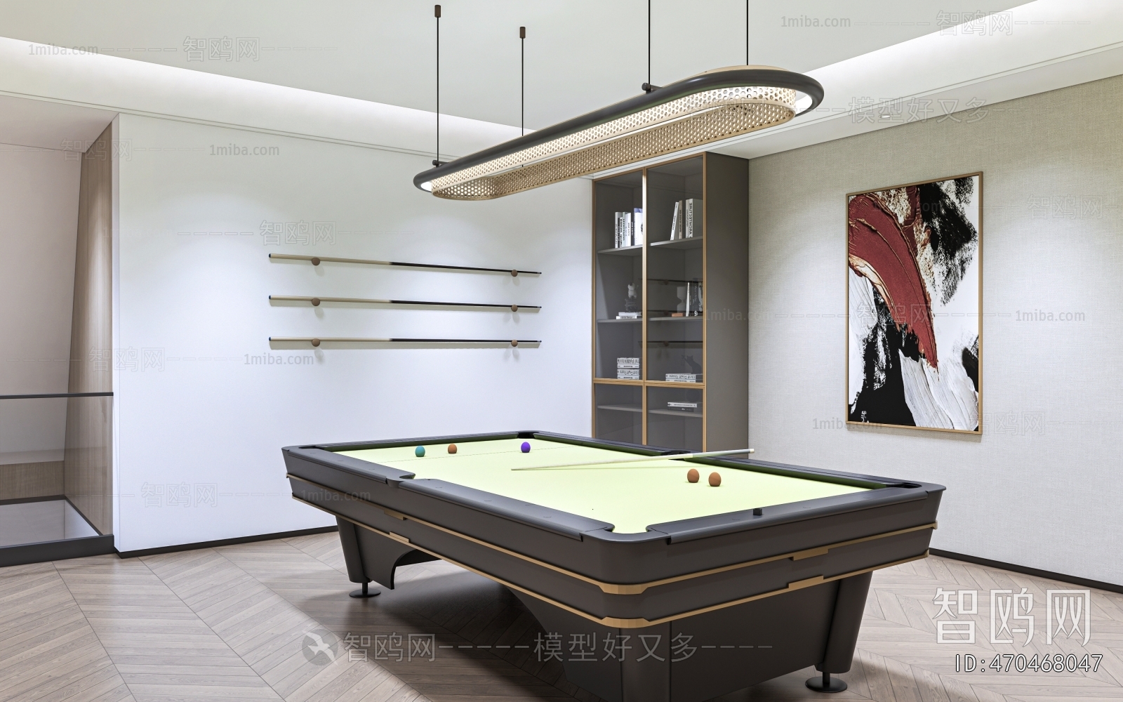 Modern Billiard Room