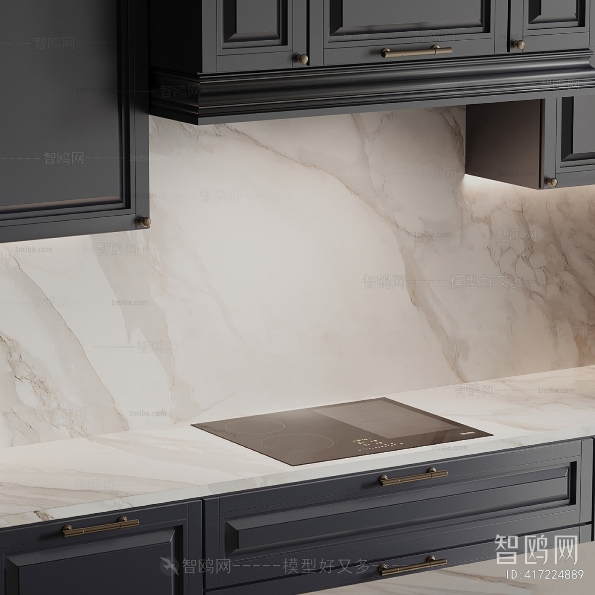 Simple European Style Kitchen Cabinet