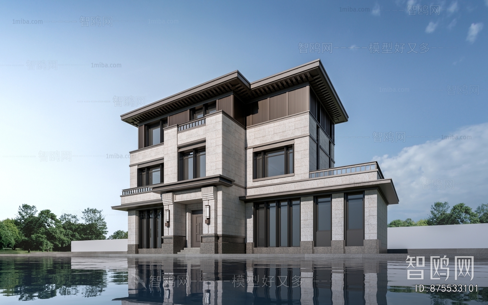 New Chinese Style Detached Villa