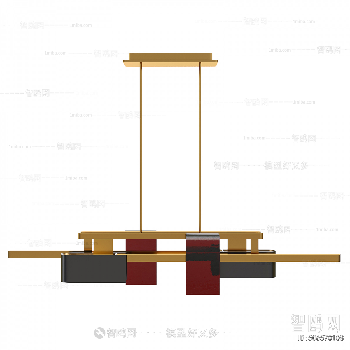 Modern Long Chandelier