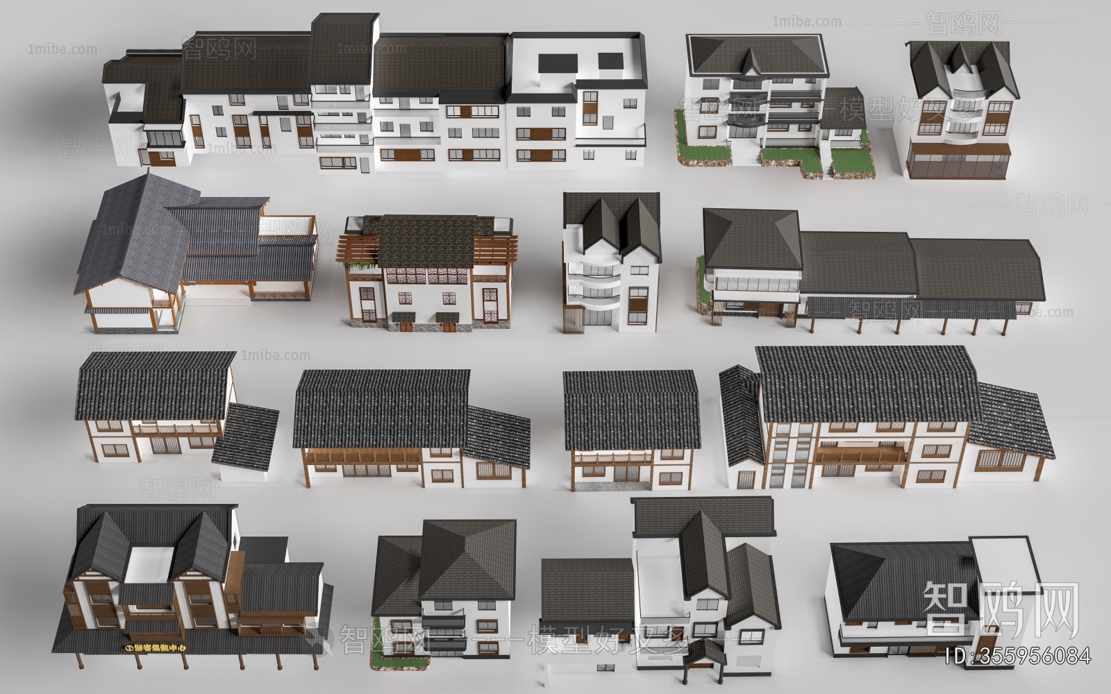 New Chinese Style Building Appearance