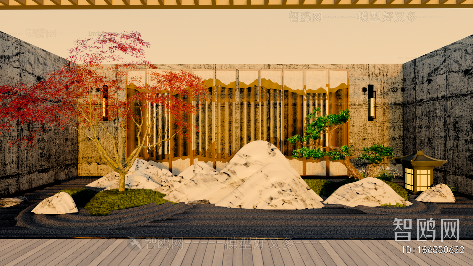 Japanese Style Courtyard/landscape