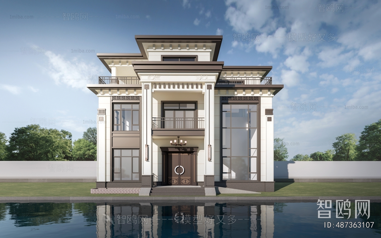 New Chinese Style Detached Villa