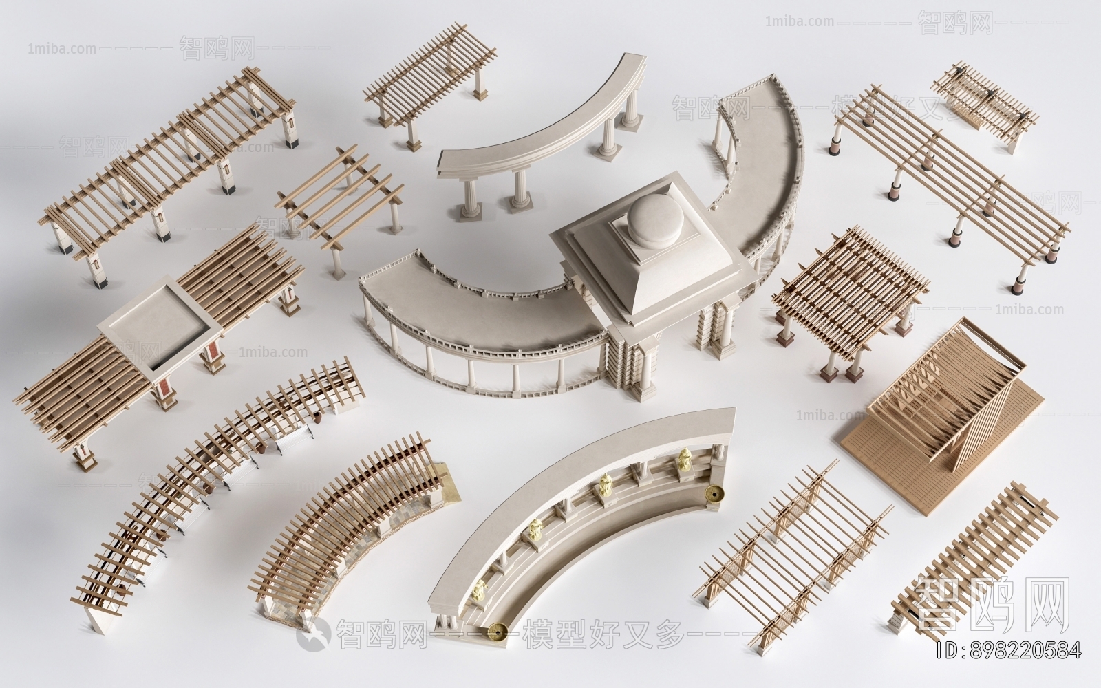 New Chinese Style Gallery Frame