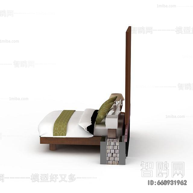 New Chinese Style Double Bed