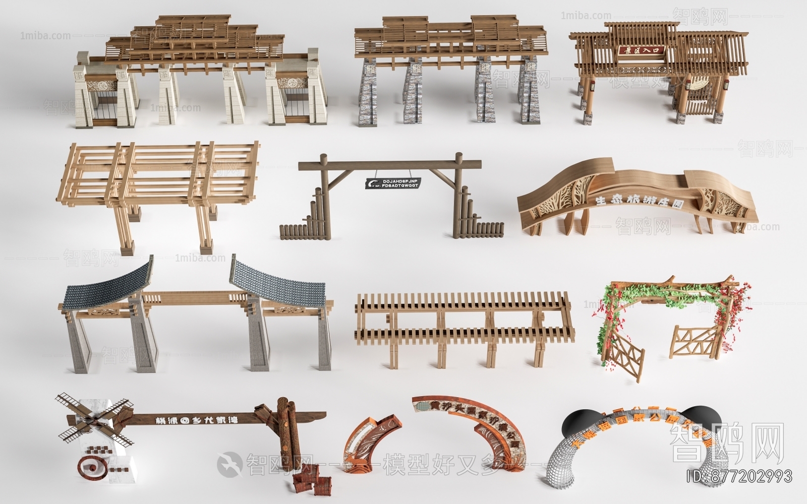 New Chinese Style Facade Element