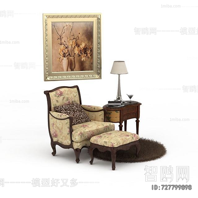 European Style Single Sofa