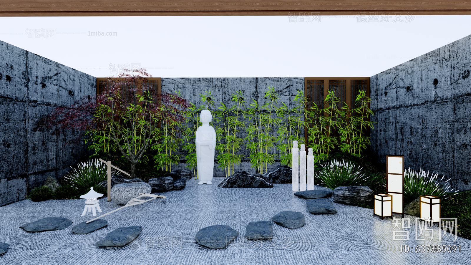 Japanese Style Courtyard/landscape